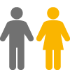 A boy and girl standing side by side