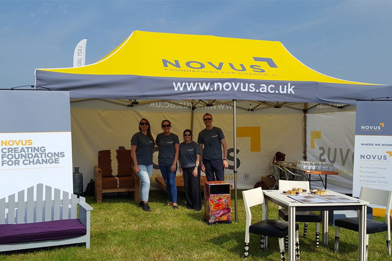 Novus stand at Cheshire Show