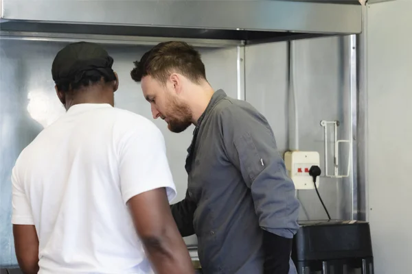 Prison learners gaining catering and kitchen skills through Novus vocational training.