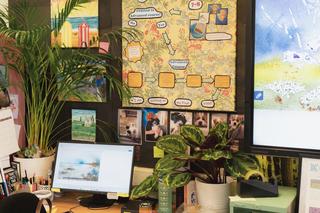 Art classroom display