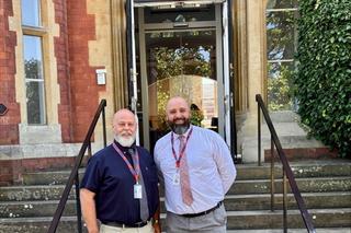 Two Novus colleagues ready to talk to school children about prison life and prison education