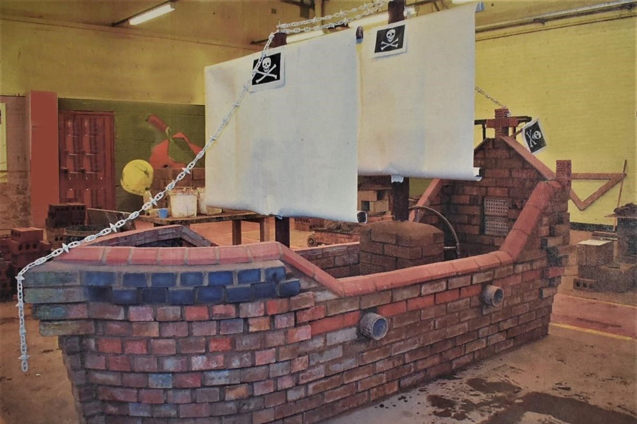 Picture of a brick boat