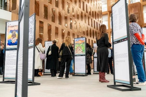 We Roar Exhibition showcasing artwork from prison learners