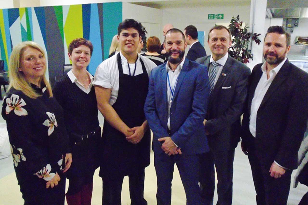 Fred Sirieix and Novus colleagues