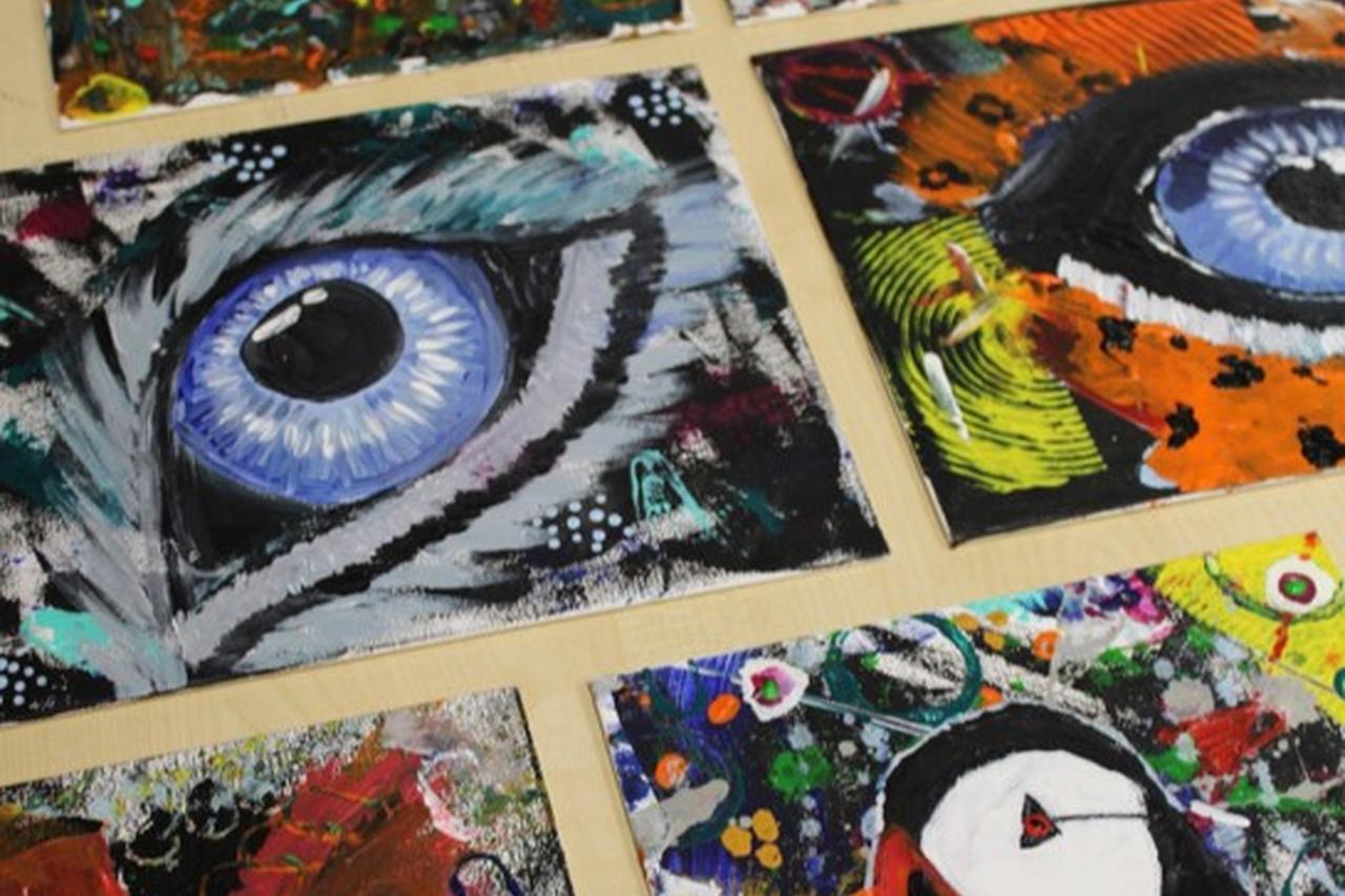 Artwork from learners of endangered animals to promote conservation