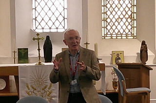 Paul Davies MP presenting to Novus prison learners