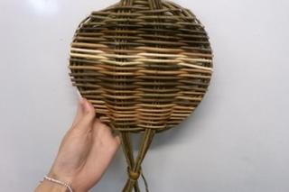 An example of a learner's weaving project